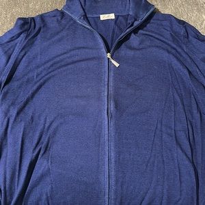 Cellini wool zip up sweater